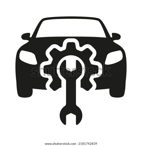 Automotive repair icon car service. Mechanic
tools,
illustration