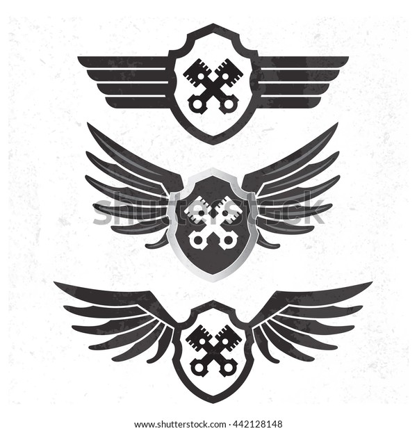Automotive Wing  Logo\
set.