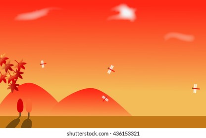 赤とんぼ イラスト のイラスト素材 画像 ベクター画像 Shutterstock