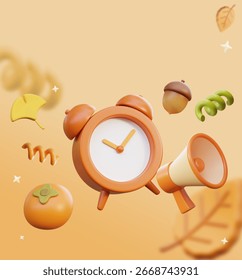 autumn fall event template background image
