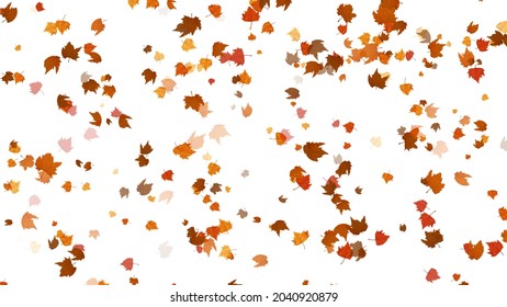 Autumn Leaves Falling Background Wallpaper Stock Illustration ...