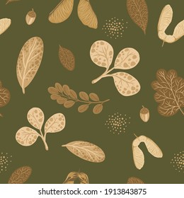 Autumn leaves. A pattern for your design.