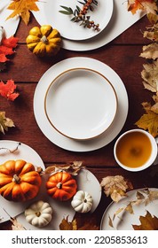 Autumn Thanksgiving Instagram Story Template 3d Illustration