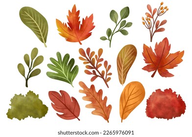 autumn watercolor illustration background leaves fall autumn for card, poster, flyer, printable sublimation - Powered by Shutterstock