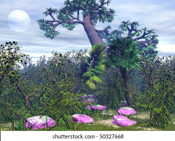 Avatar Movie Style Jungle Landscape
