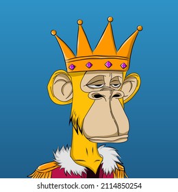 avatars or snapshots bored ape with crown