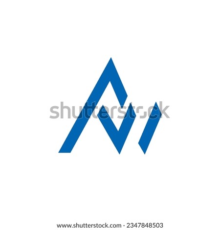 AW or WA initial Logo