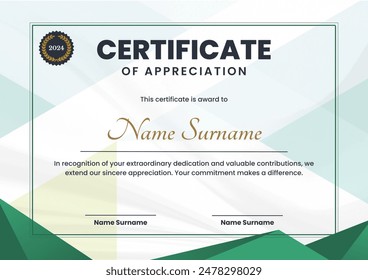 award certificate template design, Certificate of Appreciation template, Certificate of achievement, awards diploma. day 48 - Powered by Shutterstock