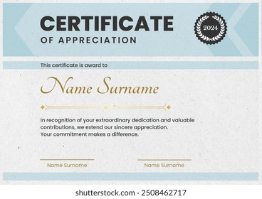 award certificate template design, Certificate of Appreciation template, Certificate of achievement, awards diploma. day 164 - Powered by Shutterstock