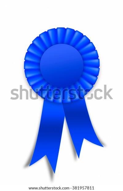 Award Ribbons Clipping Path Stock Illustration 381957811