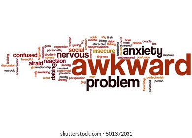 Awkward Word Cloud Concept