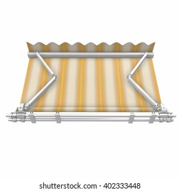 Awnings, Marques Patio Gigant. 3d Illustration