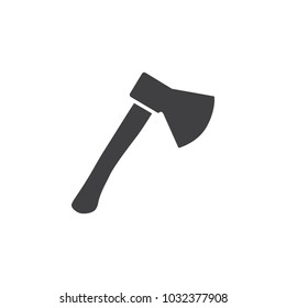 Axe Icon On White Background