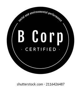 B Corp Certified Symbol Icon 