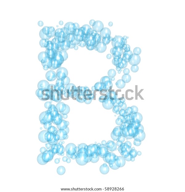 B Letter Created Bubbles Stock Illustration 58928266 | Shutterstock