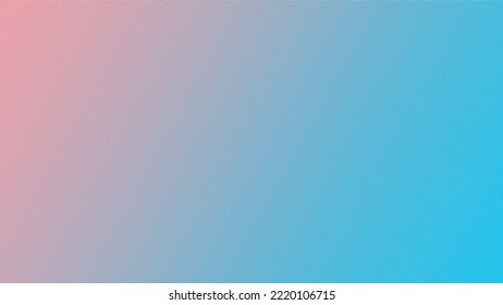 Baby Blue And Baby Pink Color Halftone And Gradient Background. Banner Template. 