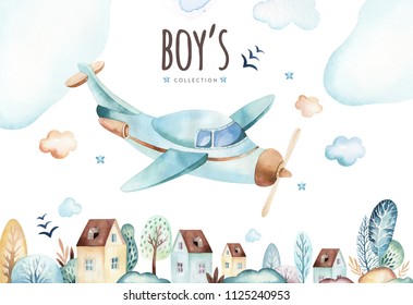 Boy Airplane High Res Stock Images Shutterstock