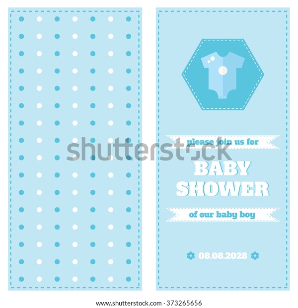 Baby Card Design Template Baby Shower のイラスト素材