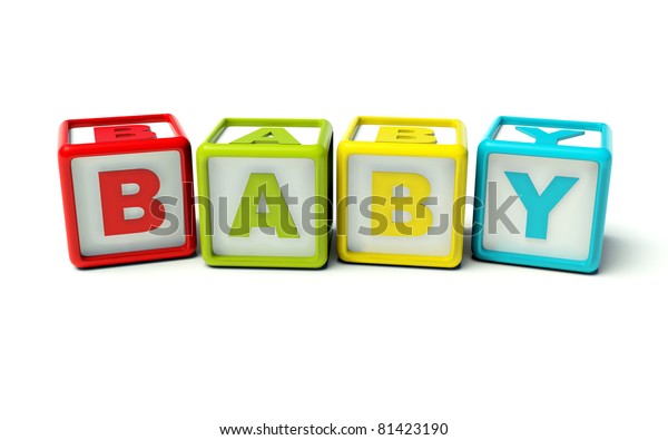 Baby Concept Cubes Stock Illustration 81423190 | Shutterstock