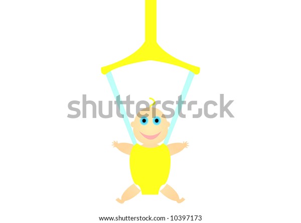 Baby Door Bouncer Stock Illustration 10397173