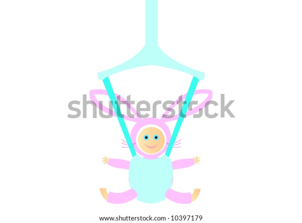 Baby Door Bouncer Stock Illustration 10397179