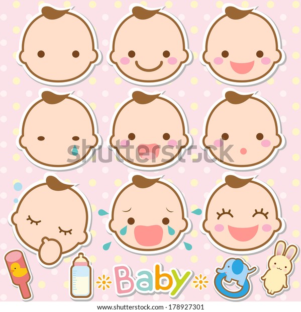 Baby Illustration Icon のイラスト素材