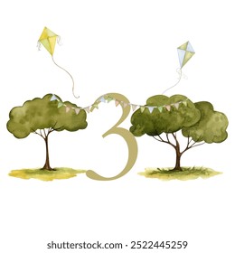 Baby milestone cards. 3 months. Newborn boy or girl. Watercolor baby month anniversary card. Capture all the special moments of little one’s in their first year. Three month old baby.
 - Powered by Shutterstock