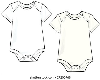 Baby Onesie Illustration Stock Illustration 27200968 | Shutterstock