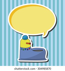 Baby Potty Cartoon Speech Icon Stock Illustration 304985870 | Shutterstock