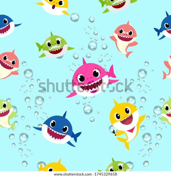 10,916 Shark Seamless Pattern Images, Stock Photos & Vectors | Shutterstock