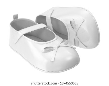 Baby Shoes 3D illustration on white background - Powered by Shutterstock