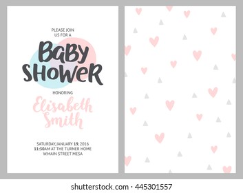 Baby Shower Pink And Silver High Res Stock Images Shutterstock