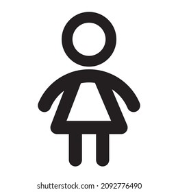 baby toilet icon on white isolated background