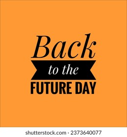 back to the future