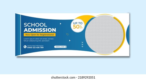 Back To School Facebook Cover Design