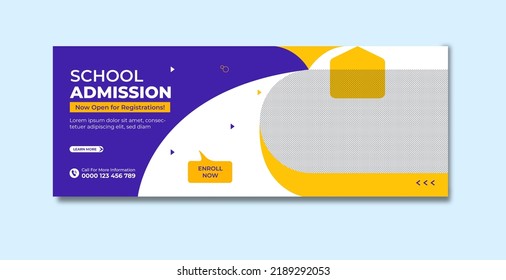 Back To School Facebook Cover Design