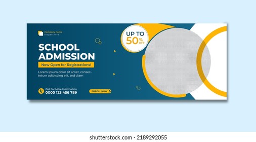 Back To School Facebook Cover Design