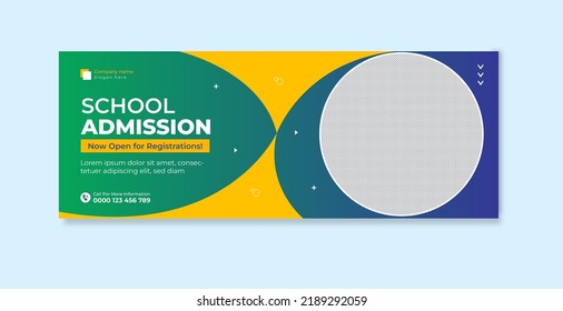 Back To School Facebook Cover Design