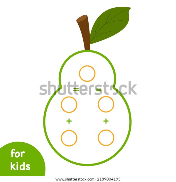 Back School Plus Minus Exercise Stock Illustration 2189004193 ...