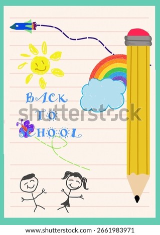 back to school poster kinder