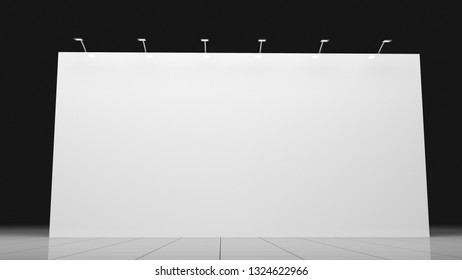 Backdrop Banner 3x6 Meters Blank Template Stock Illustration 1324622966 ...