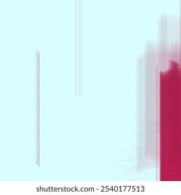 Backgroud design with a bold pink pattern on the right side.