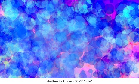 Background abstract 8K blue purple pink white black bokeh