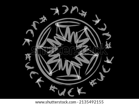 background abstract  ring design ilustration