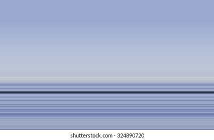 Background abstract of thin horizontal stripes at bottom and larger area of gradient on top, somewhat like a seascape
