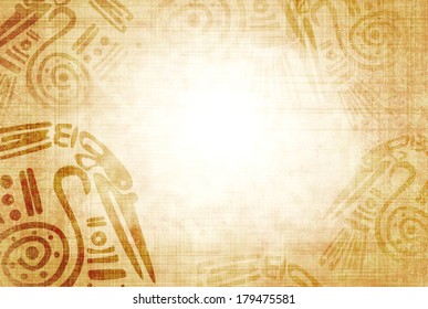 Background With American Indian Traditional Patterns