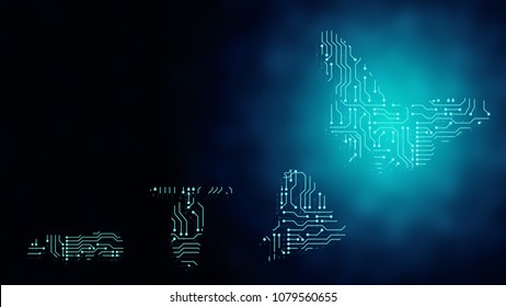 Background Of Beautiful Abstract Business Transformation Innovation. Change To High Technology Like Butterfly Life Cycle. For Success Leader In Future Digital Business Growth Transform Concept 