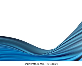 Background blue waves