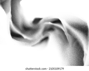 Background With Blurred Folds, Draping Fabric With A Noisy Texture. 