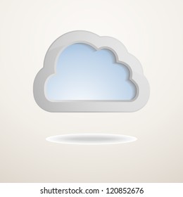 Background Cloud Raster Version Vector Stock Illustration 120852676 ...